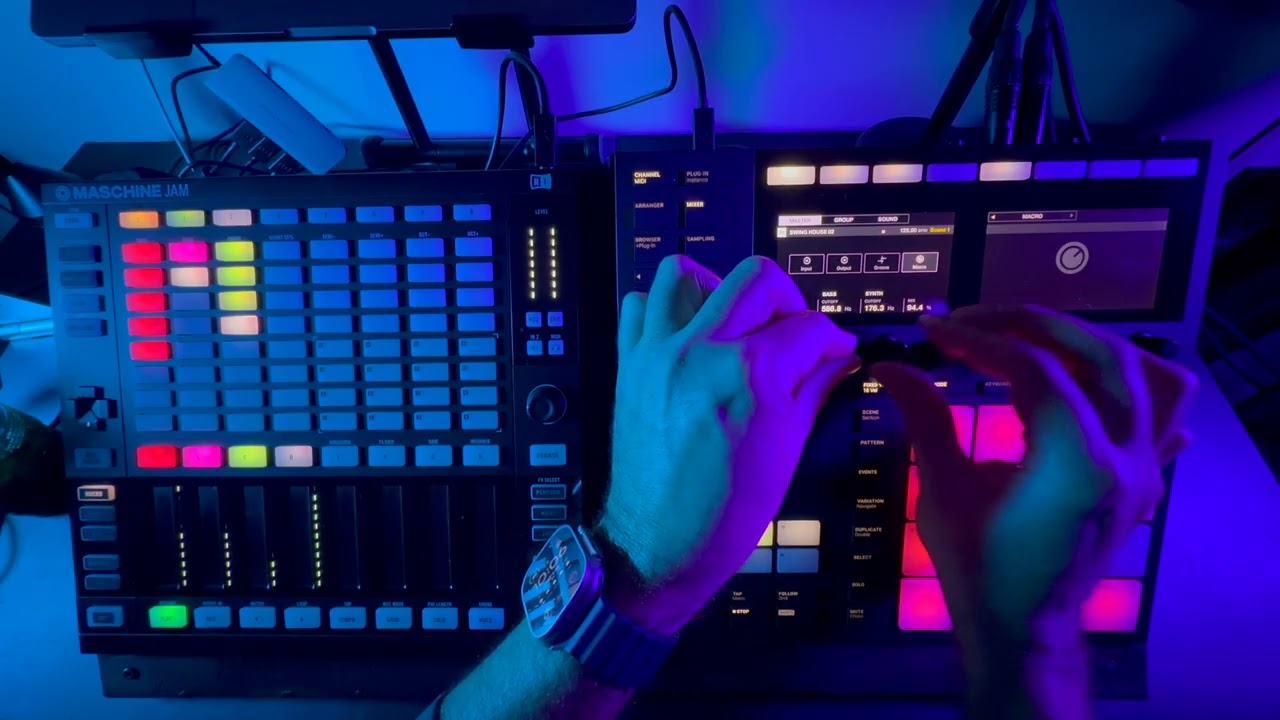 Tech House Live Jam on Maschine MK3 + Maschine Jam