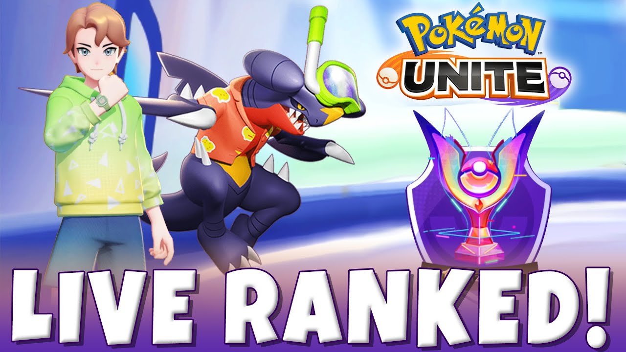 ROAD TO LEVEL 40! Masters League Ranked Gameplay with Garchomp in Pokemon UNITE