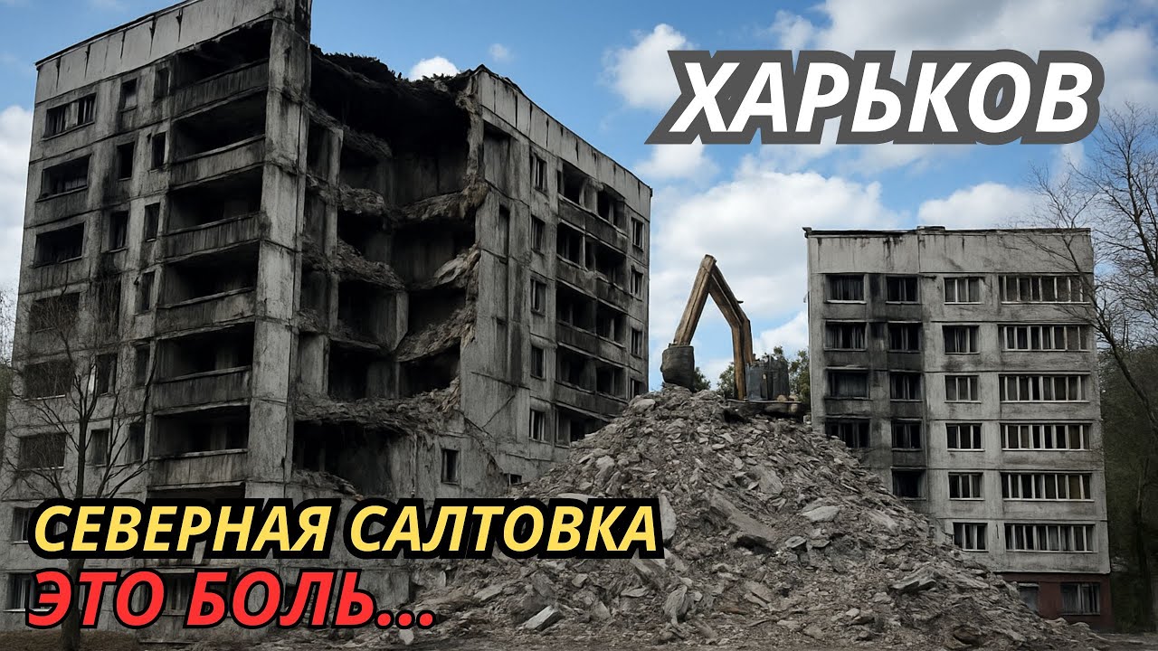 Харьков. Северная Салтовка сегодня. Больно на это смотреть…