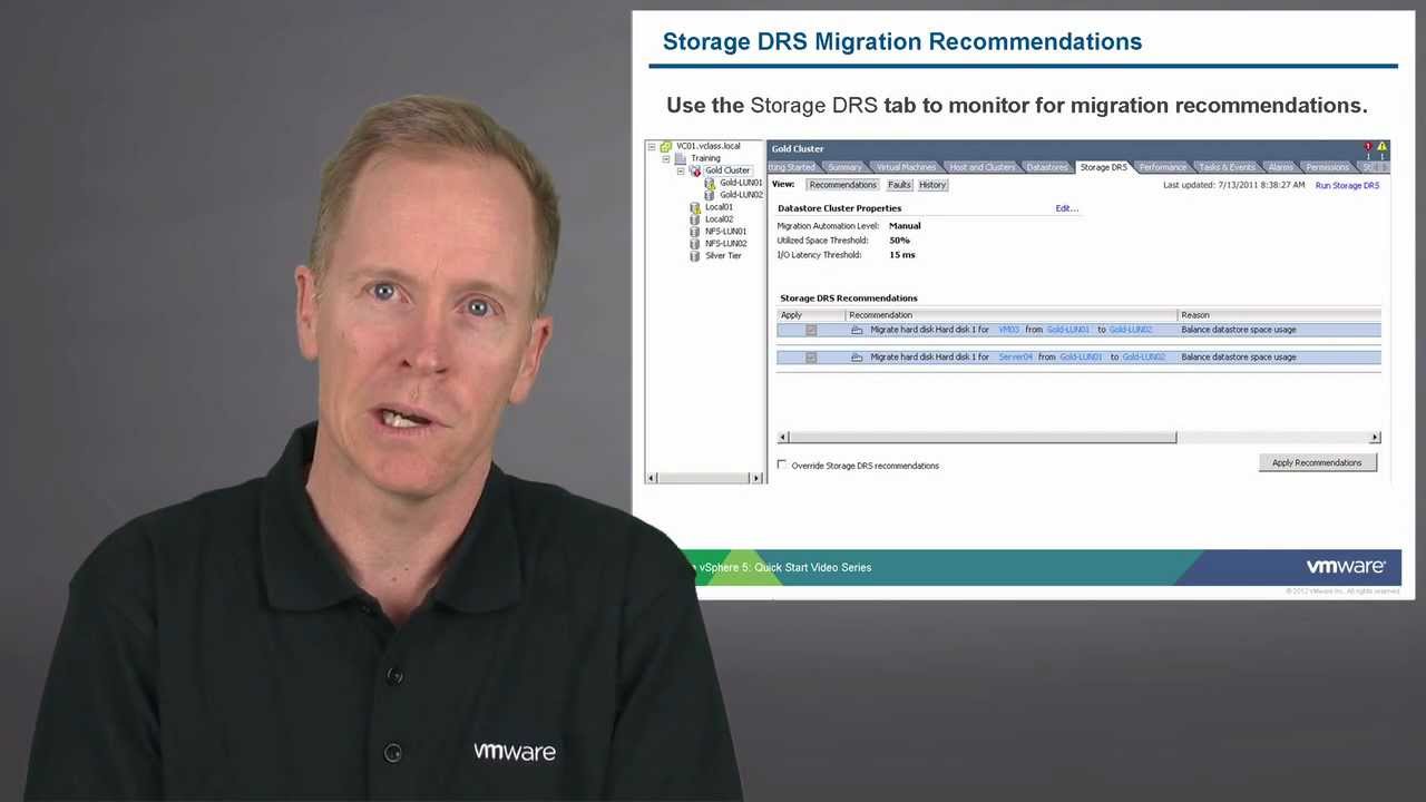 VMware vSphere: Migration - Storage DRS