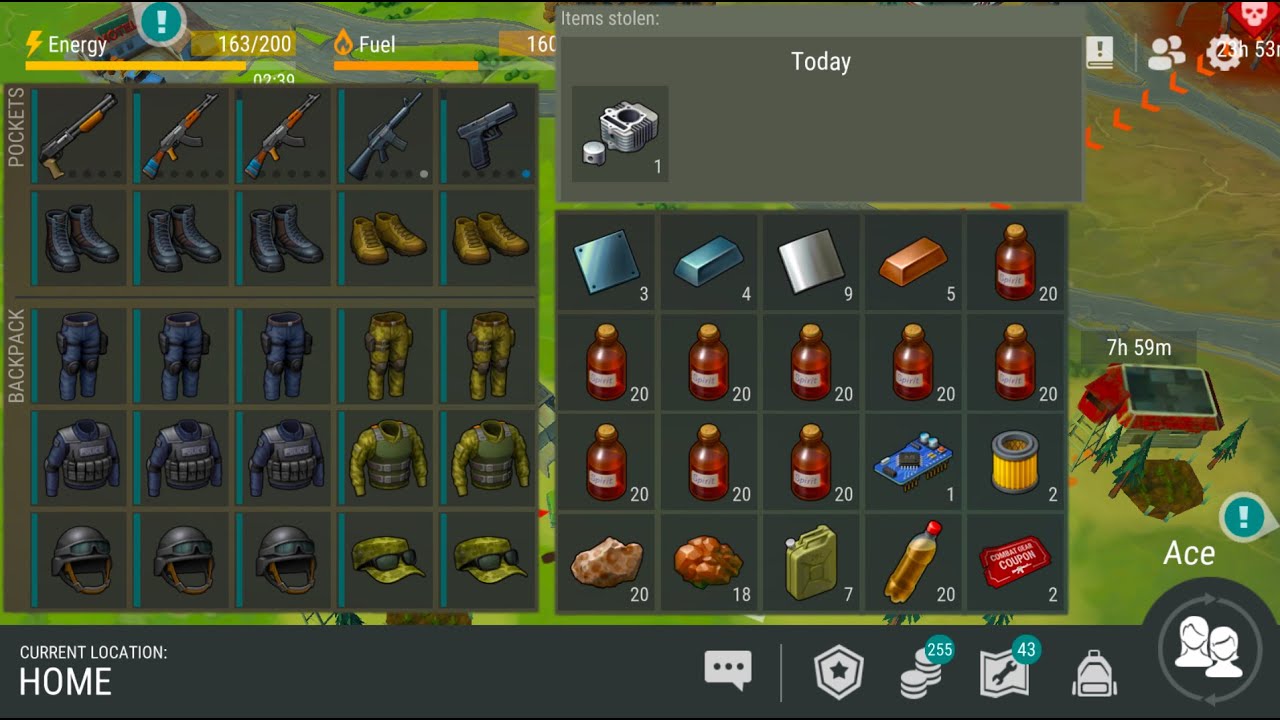 LDOE revenge Ace  |  Lots of armor sets