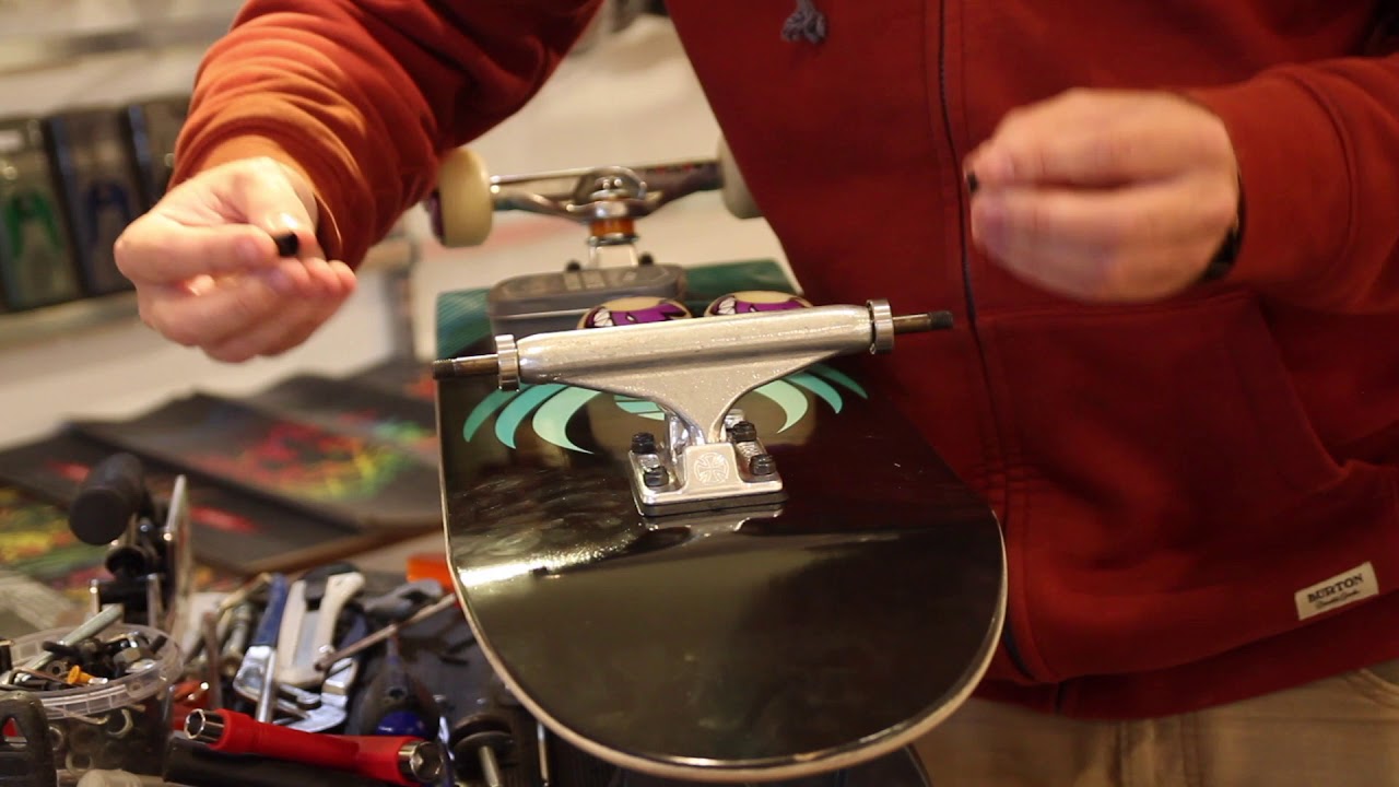 Montera p&aring; Kullager p&aring; en skateboard