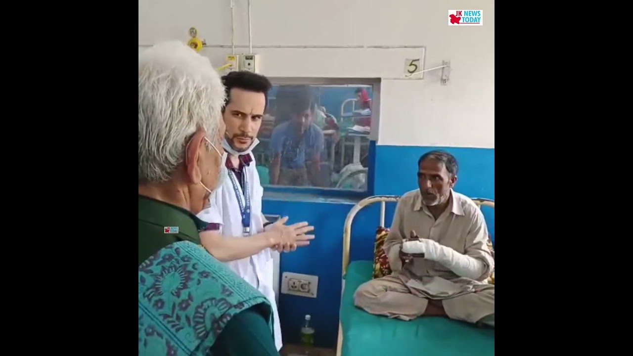 LG Sinha Visits GMC Udhampur, Meets Ramnagar Accident Victims | JK News Today