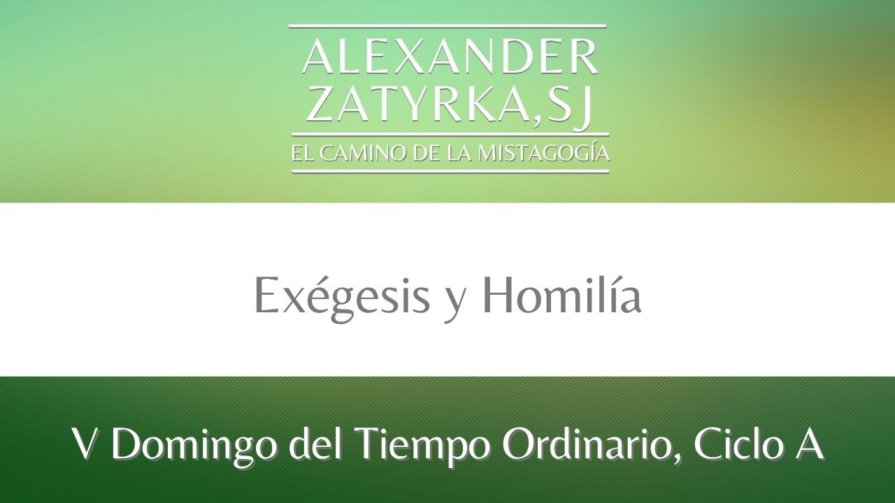 V Domingo del Tiempo Ordinario, Ciclo A