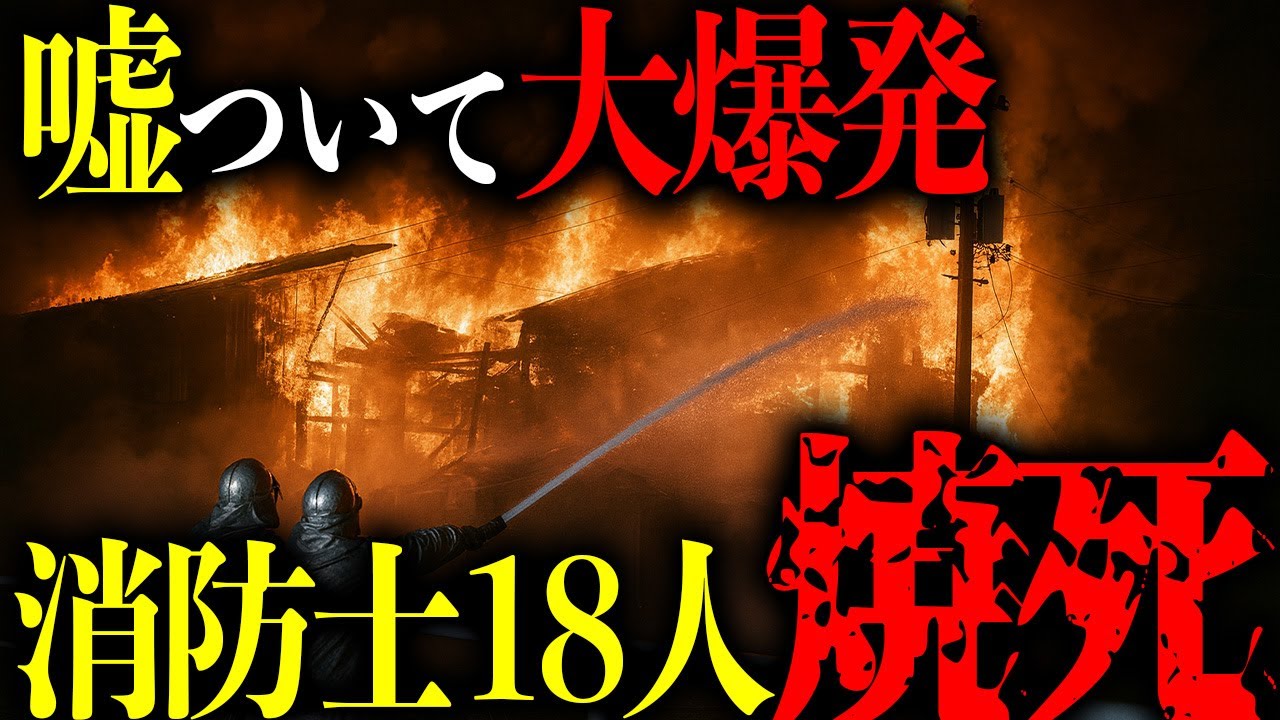 【勝島倉庫爆発火災】消火活動中の消防士たちが爆発に巻き込まれる大惨事【元消防士が解説】