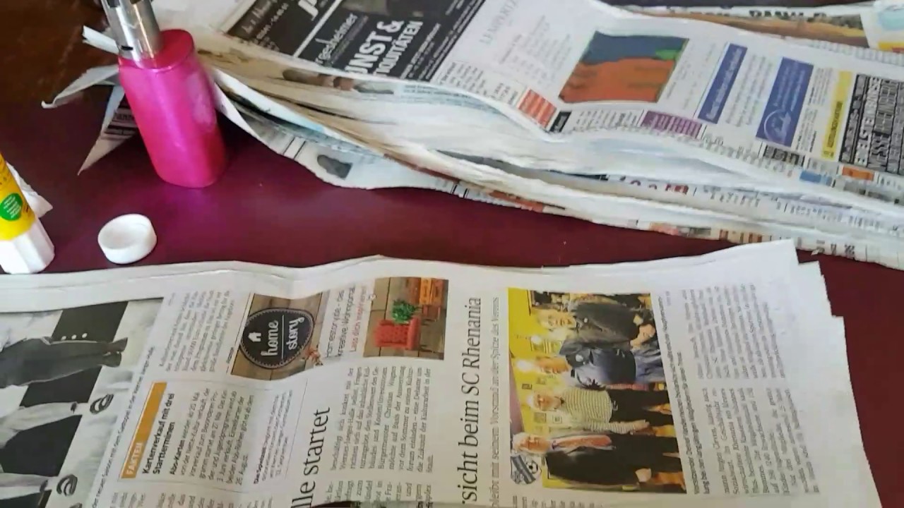 Papier R&ouml;llchen drehen