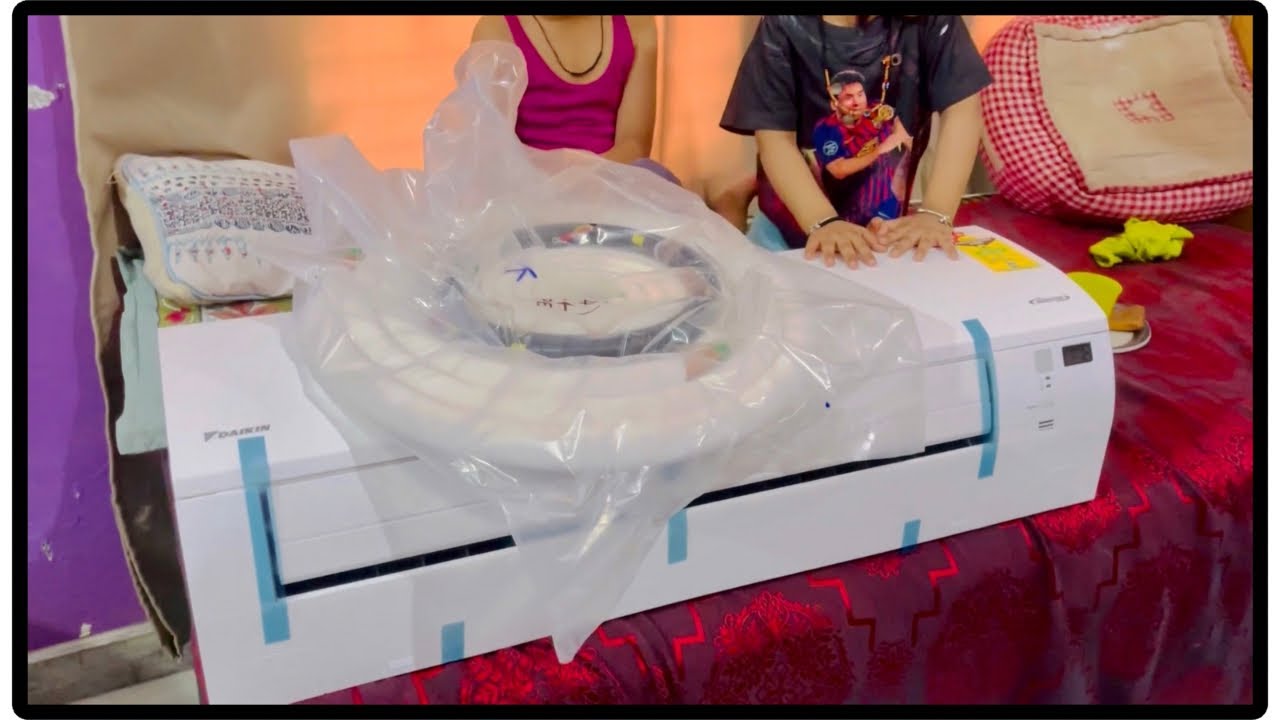 2 Ton Ka New Daikin AC Lagwa liya | Unboxing