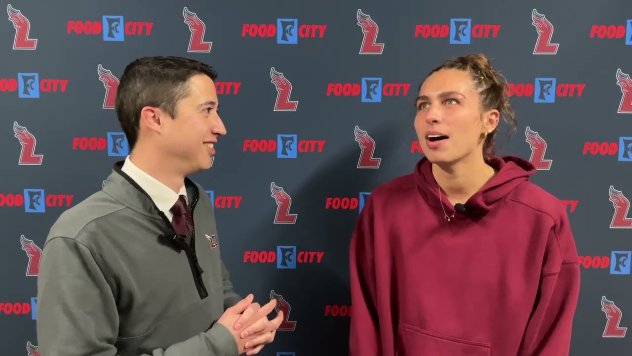 2.21 WBB vs MC - Anna Muhonen Senior Day Postgame Interview
