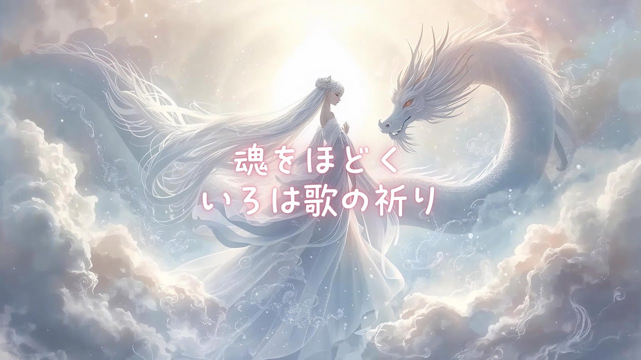 いろは歌の言霊🌈瀬織津姫🌸龍の国日本🐉✨大和魂の祈り✨白色虹龍姫ヒーリング💕