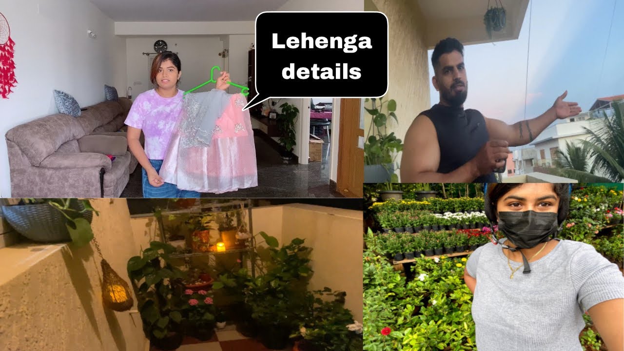 ಸುನಿ ನನಗೆ warning ಕೊಟ್ಟಿ ಕಳಿಸಿದ್ದು ಯಾಕೆ 😧 ಈ Lehenga price ಎಷ್ಟು ಗೊತ್ತ ? New Home Balcony makeover🪴