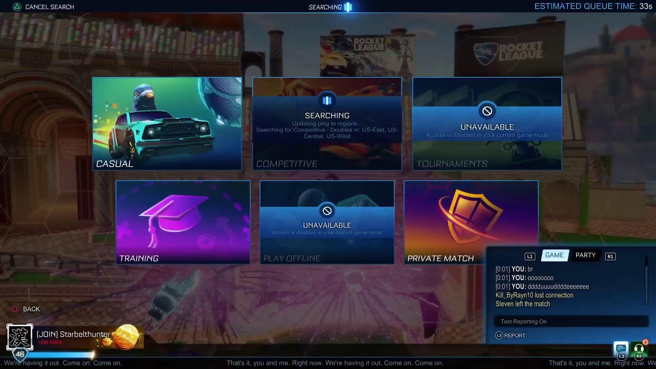 Rocket league doubles