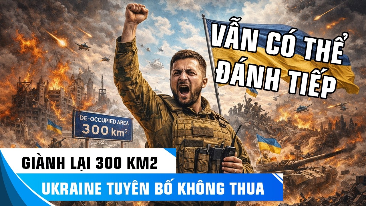 “UKRAINE BÁCH CHIẾN BÁCH THẮNG: GIÀNH LẠI 300 KM2, ZELENSKY TUYÊN BỐ KHÔNG HỀ THUA!”