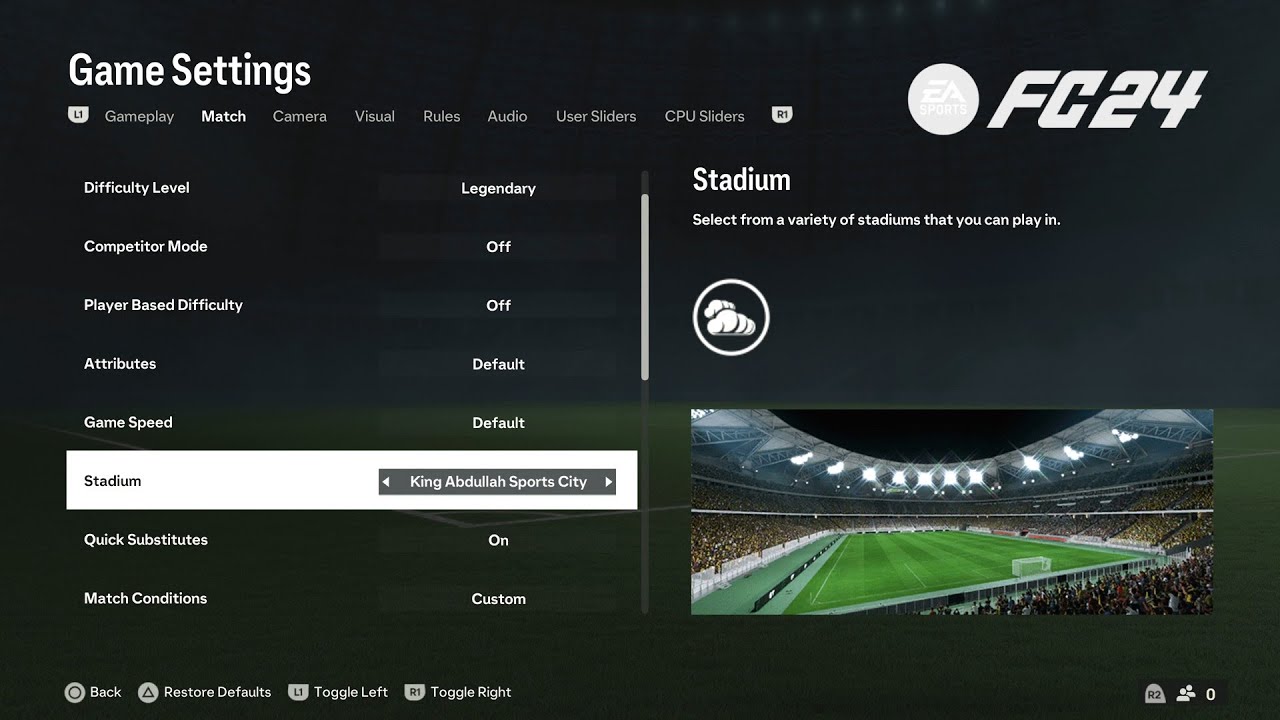 EA Sports FC 24 - ALL STADIUMS IN THE GAME! (PS5)