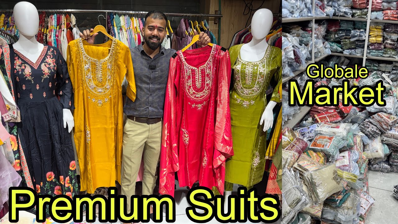 दिल्ली वाले एक तरफा माल लेते है इस घर से , Meenakshi Art , Boutique 3 Piece Suits , Handwork Designs