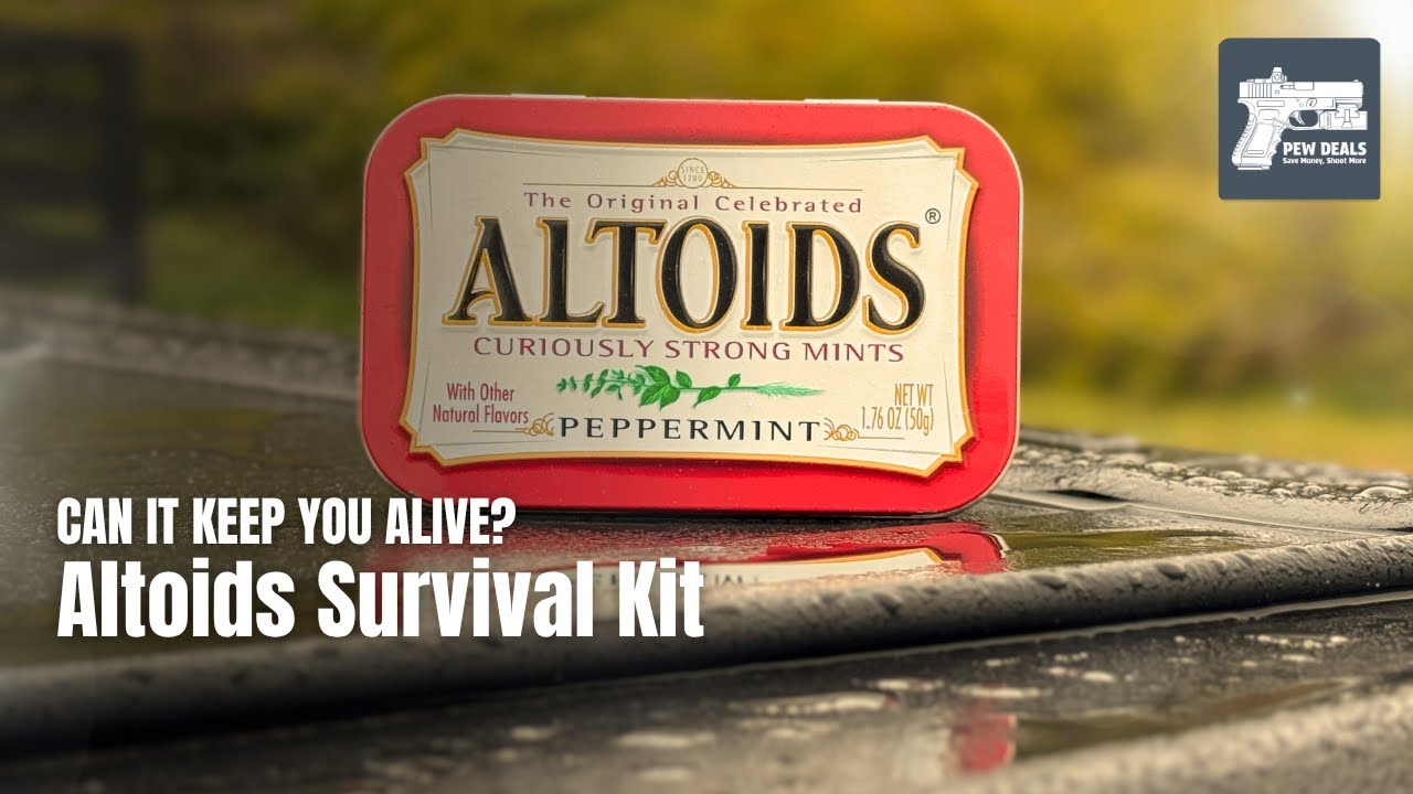 Набор для выживания Altoids, обновленный для 2025 года. Включает в себя все необходимое для EDC.