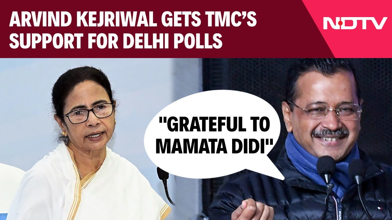 Arvind Kejriwal Gets Trinamool Support For Delhi Polls: 