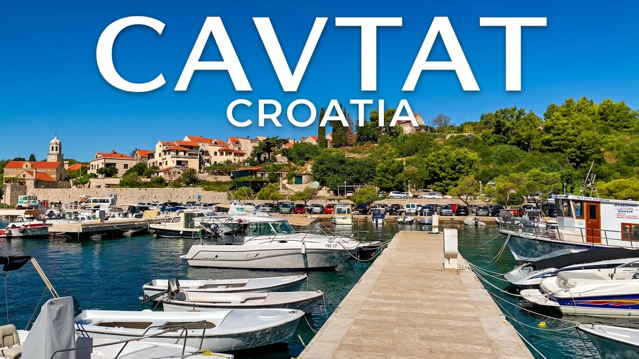 Цавтат | Хорватия 🇭🇷 | Август 2020 г. 4K HDR 60 кадров в секунду