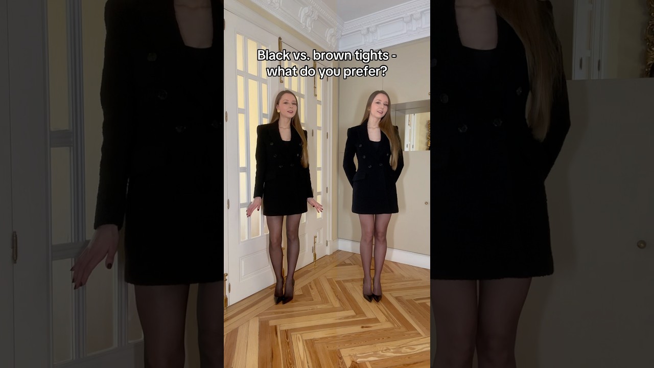 Black or brown tights? @CalzedoniaOfficial #sheertights #20dentights #blacktights