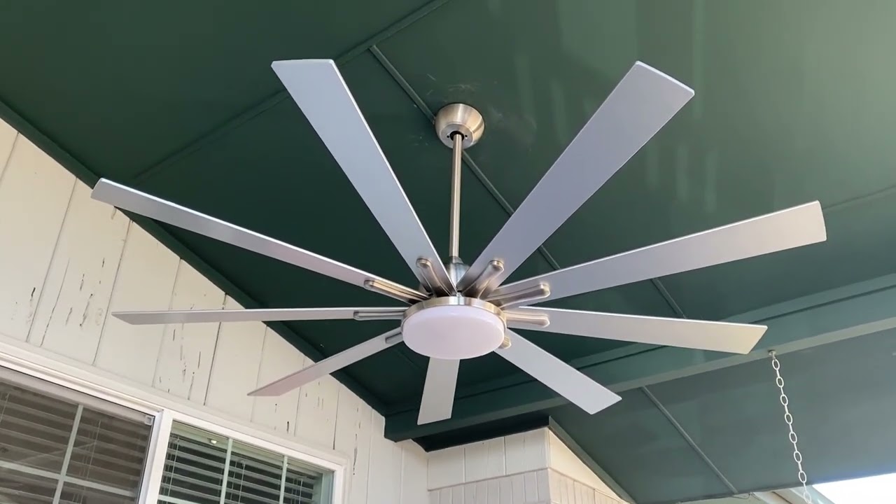 POCHFAN 72-inch Large Ceiling Fan with Lights and Remote Control || Big Ass Fan