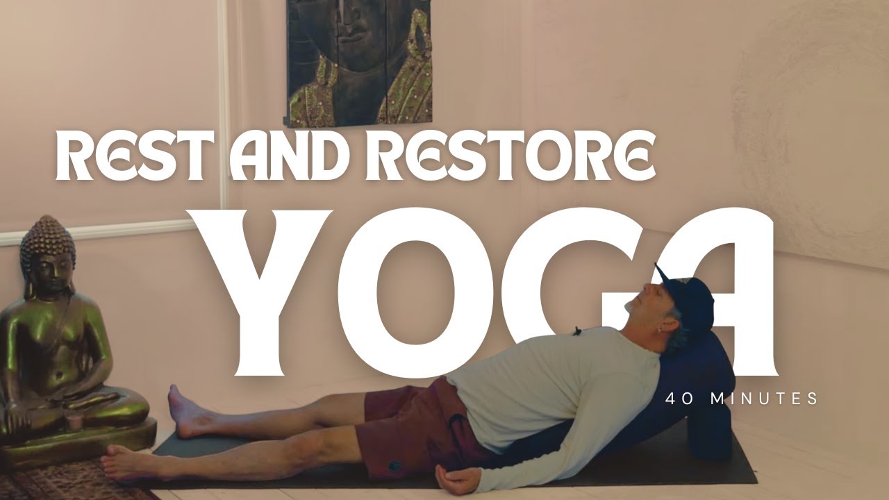 40-Min Restorative Yoga for Exhausted Parents | Deep Rest When You're Running on Empty