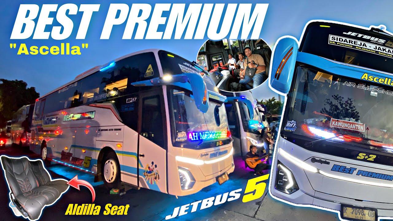 BUS INI ADA BASURINYA !? TRIP KALIDERES - RANCAEKEK NAIK BUS BEST PREMIUM JETBUS 5 “ASCELLA”⁉️