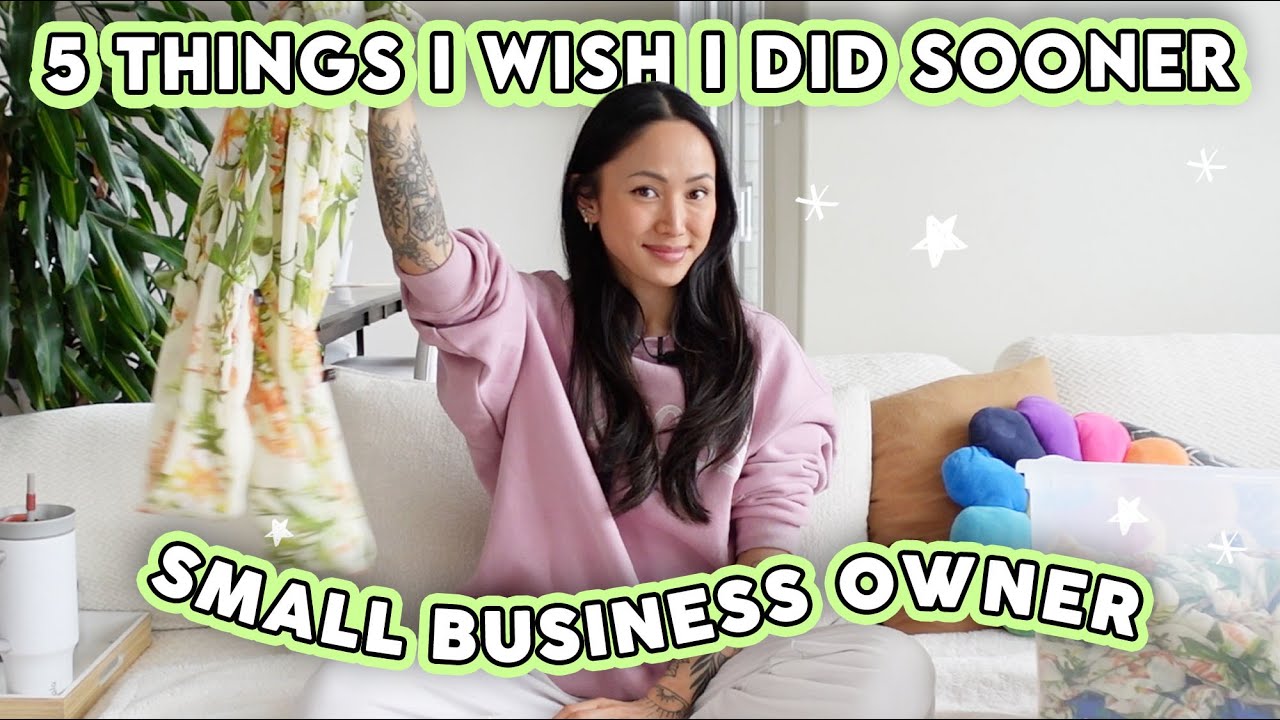 5 Things I Wish I Did SOONER as a Baby CEO 😓👩🏻‍💻 Learn From My Small Business Lessons & Mistakes!