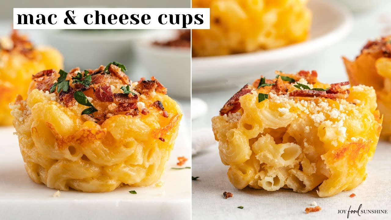 Baked Mac and Cheese Cups Recipe