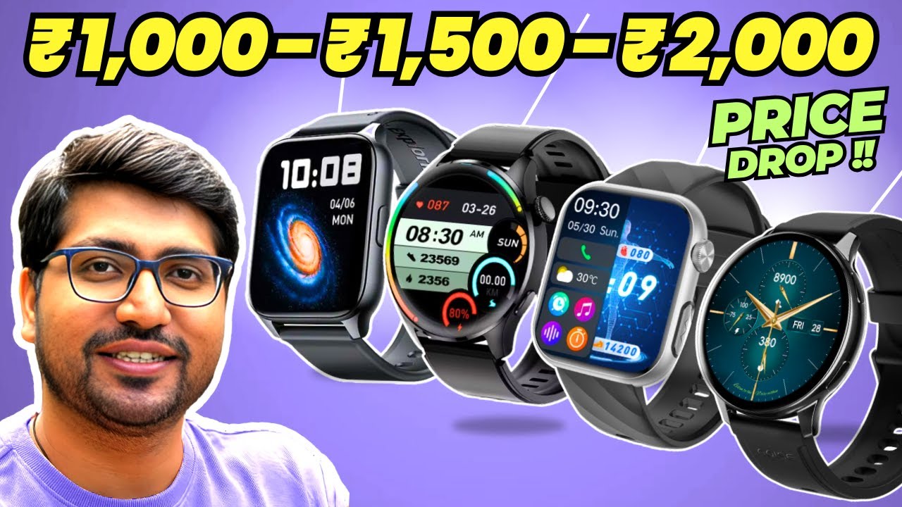 [TOP BEST]🔥Best Smartwatch Under ₹1500 - ₹2000 🔥Best Smartwatch in India 2025