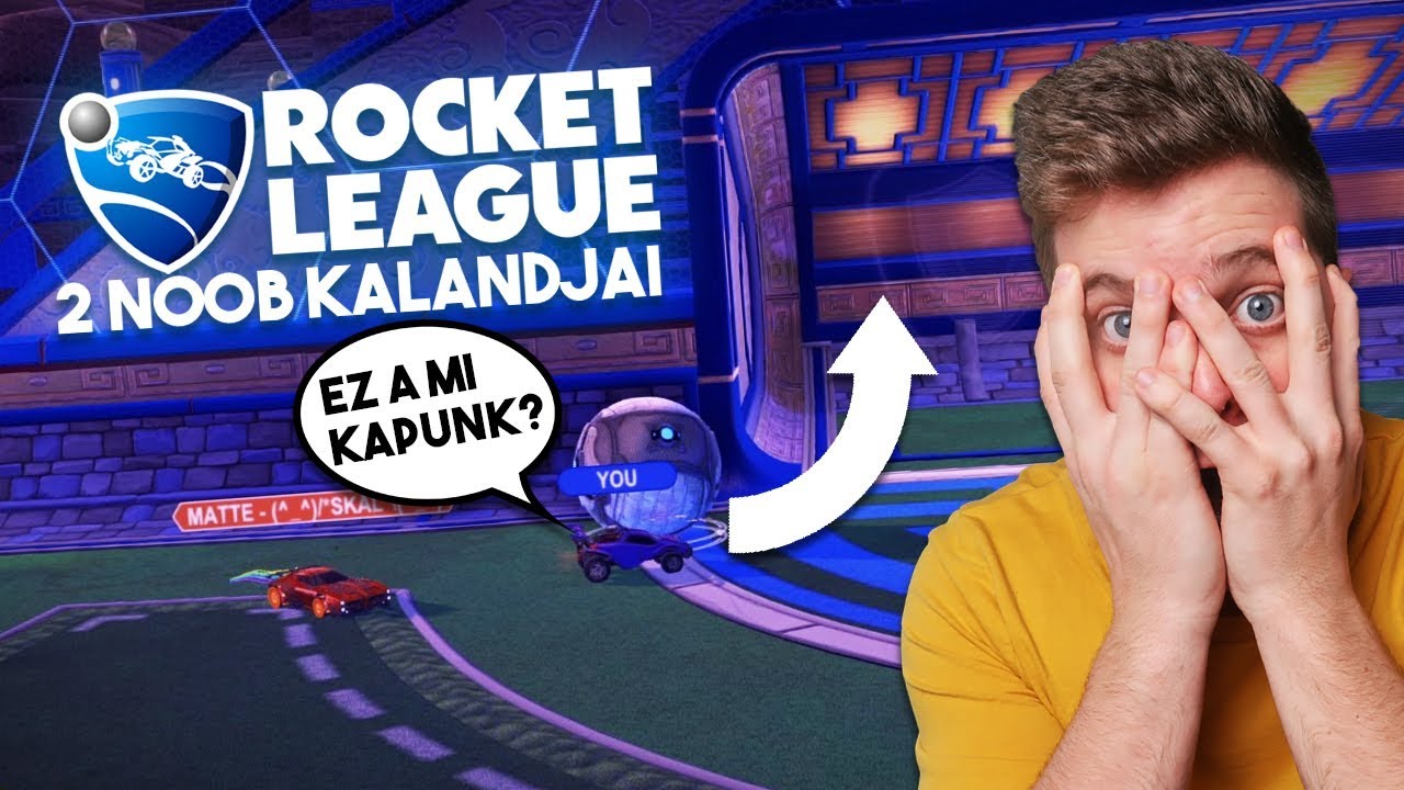 két noob rocket league kalandjai 😂 w/ Gábor