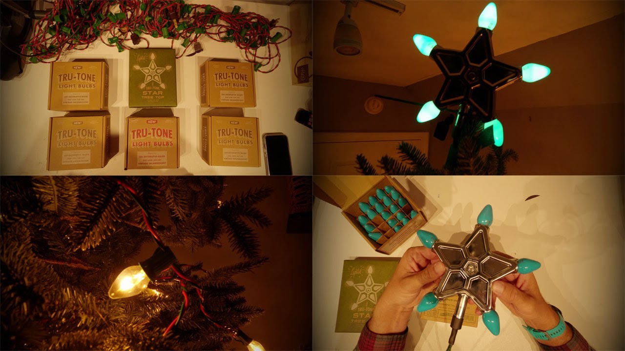 Candleglow Tru-Tone Christmas Tree Setup