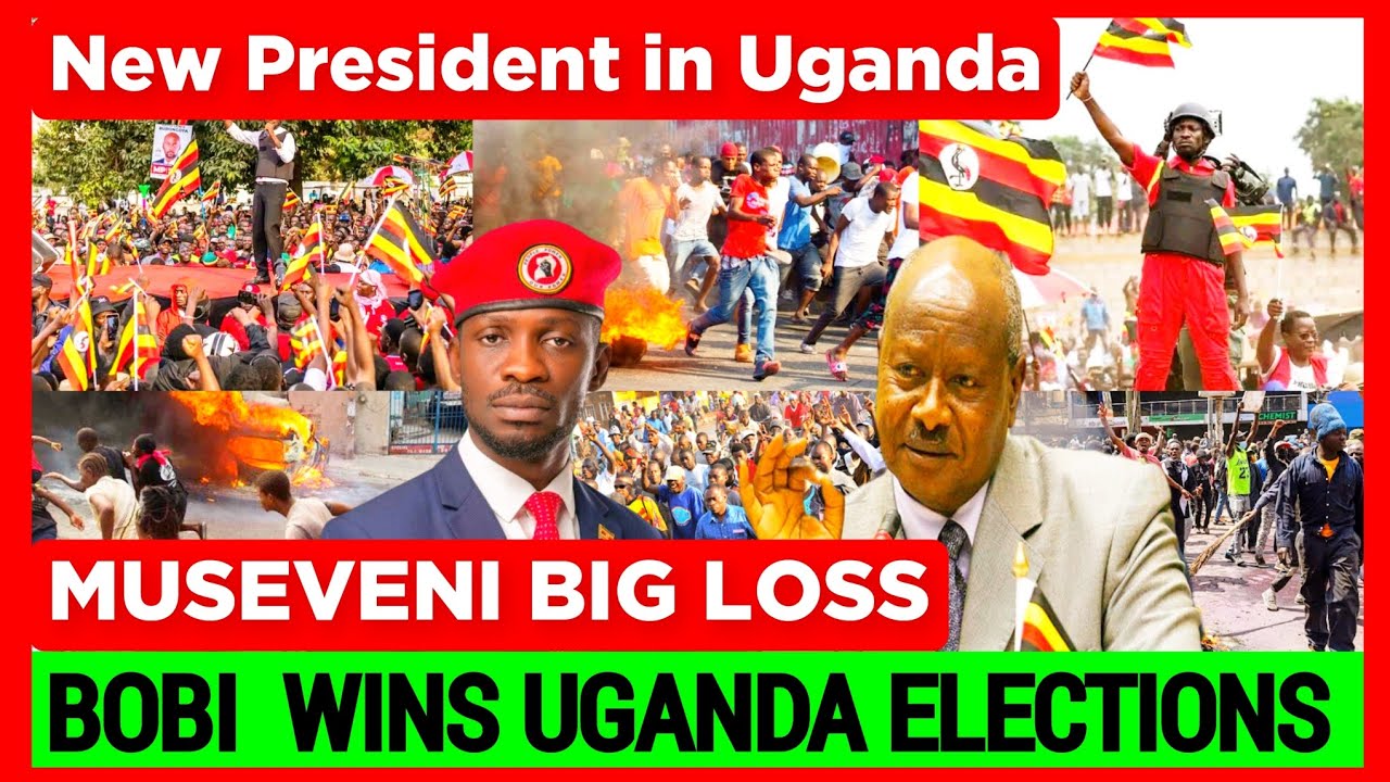 Breaking News! Current Situation in Uganda as Bobi Wins Elections Round One Tonight Museveni Shocked