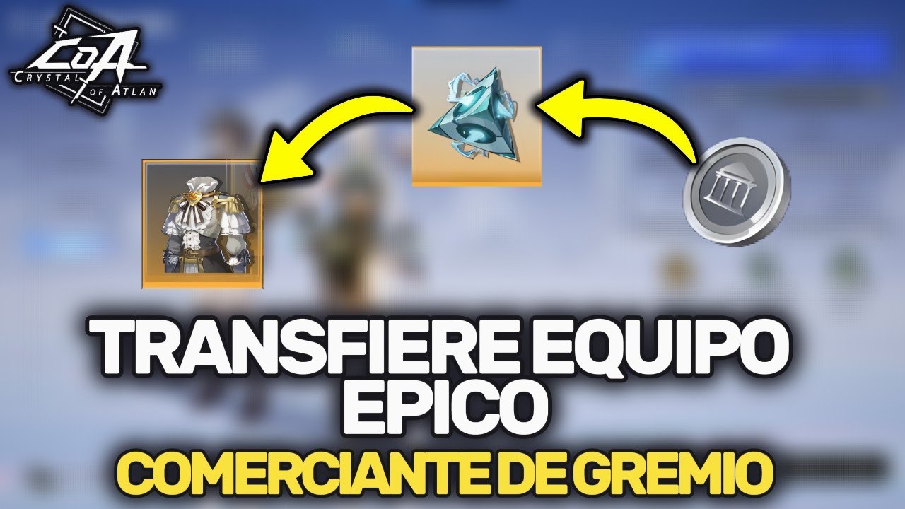 🤯CRYSTAL OF ATLAN - TIENDA SECRETA PARA TRANSFERIR EQUIPAMIENTO EPICO 😲