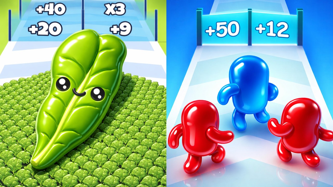 Food Run vs Join Blob Clash 3D – Relaxing Satisfying SpeedRun Gameplay