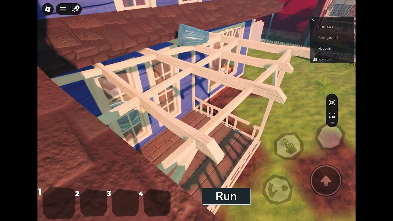Whatch me play hello neighbor in roblox 