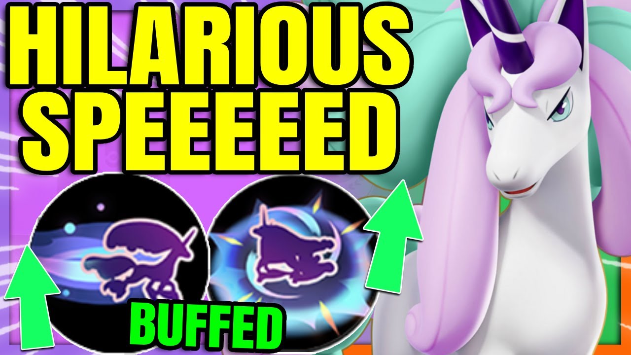 BUFFED AGILITY + GLEAM on RAPIDASH has Insane Potential | Pokemon Unite