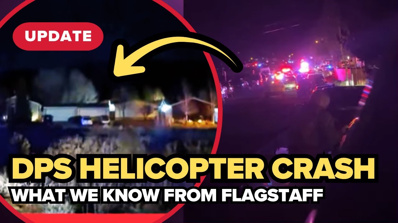 The latest on a deadly helicopter crash and police shooting in Flagstaff