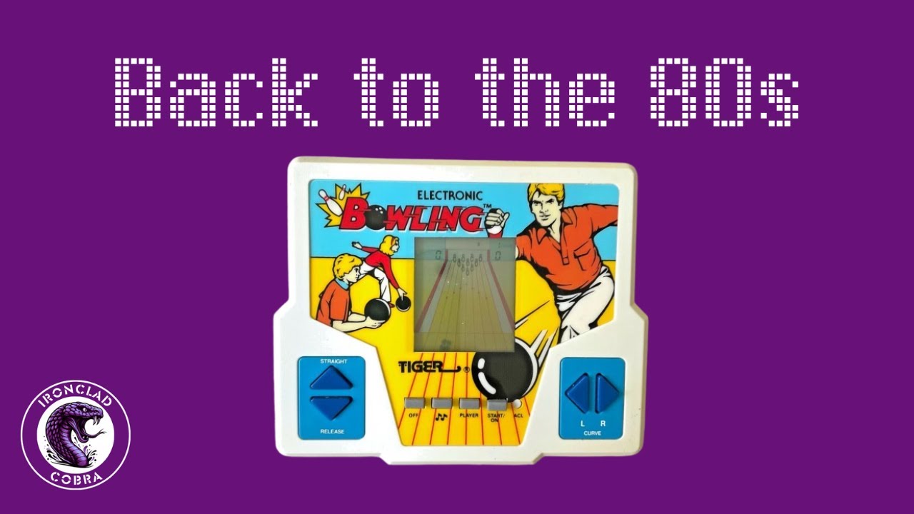 Портативная ЖК-игра для боулинга от Tiger Electronics, 1988 год.