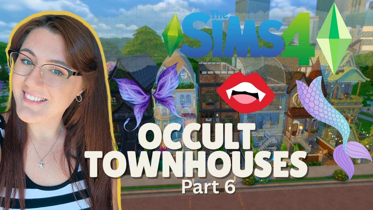 Each townhouse is a different OCCULT - Sims 4 - Part 6