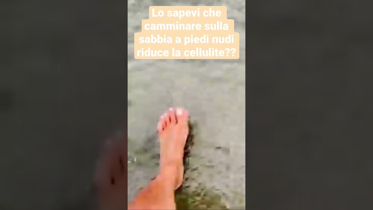 Vuoi ridurre la cellulite ??? #camminare  #sabbia #mare  #italia #piedi #nudi
