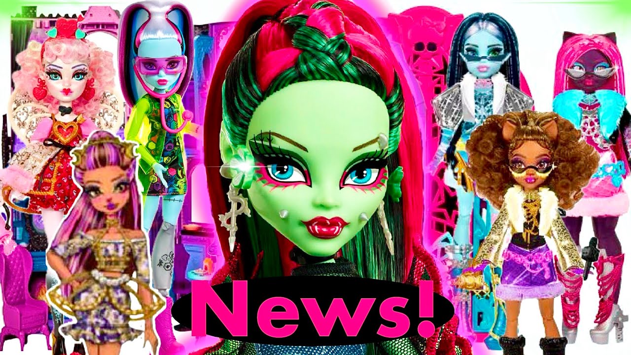 🎀💀MONSTER HIGH💀🎀| 2025 NEWS❗️| Fang Club VENUS, Barbie COLLAB, Skullector, Hauntlywood & MORE!!🍵🔥