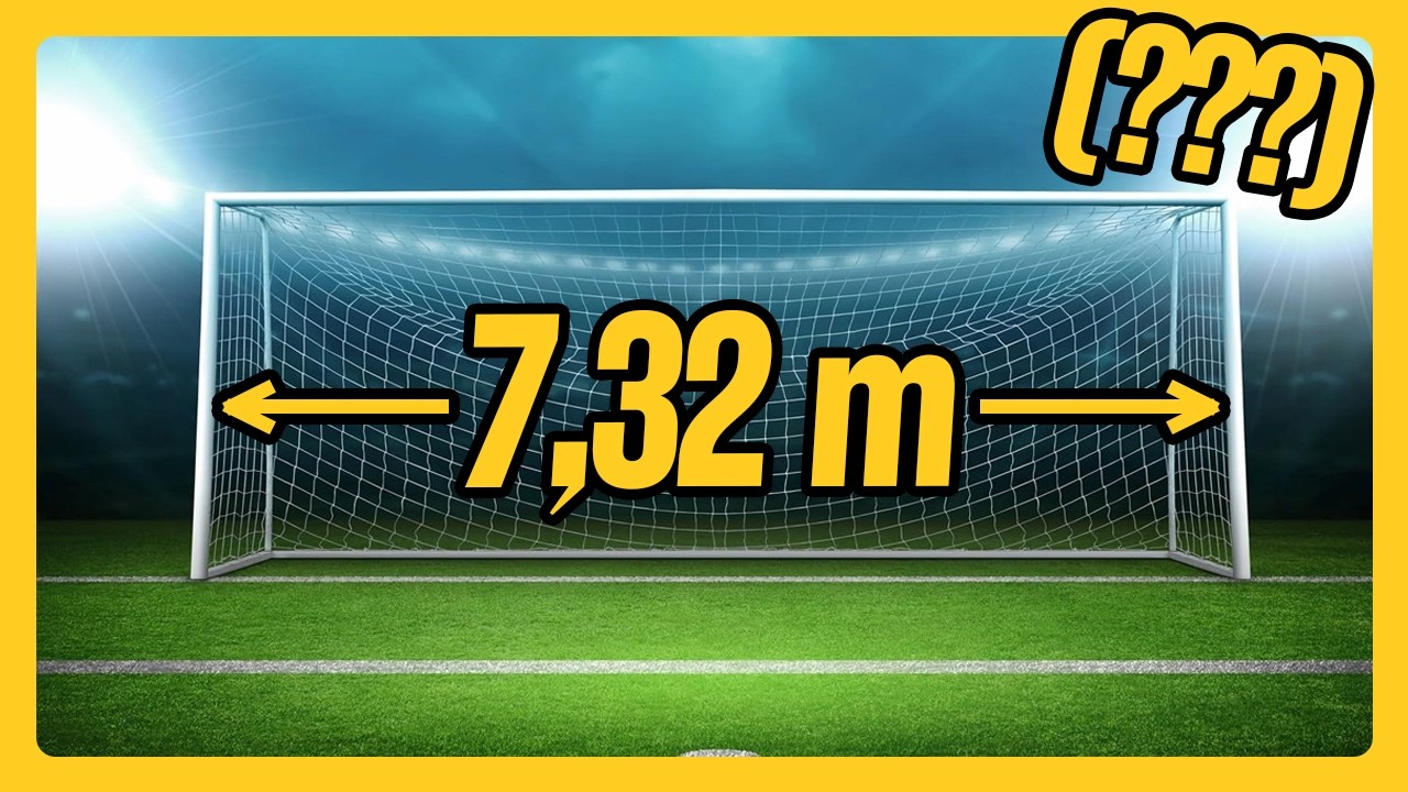 Por qué el FÚTBOL tiene medidas TAN RARAS • #Datazo