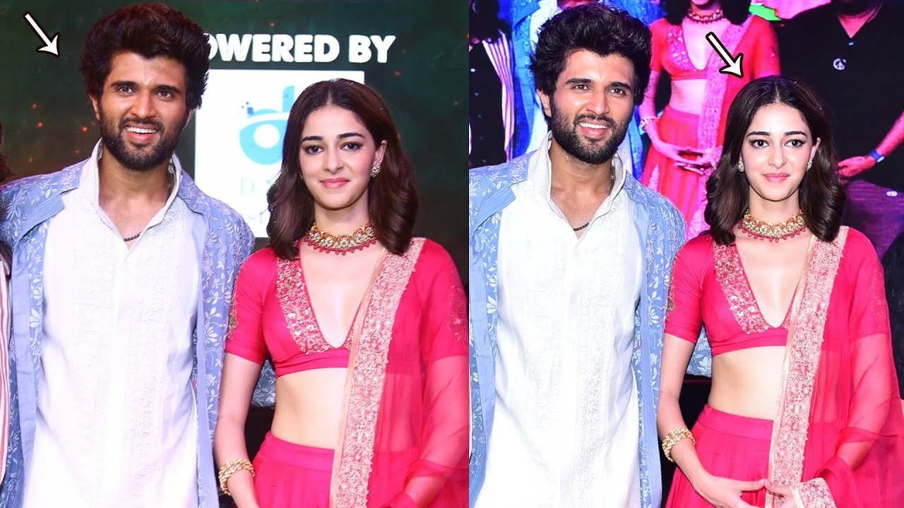 Vijay Deverakonda & Ananya Panday Lovely Moments at LIGER Pre Release Event in Guntur | #LIGER