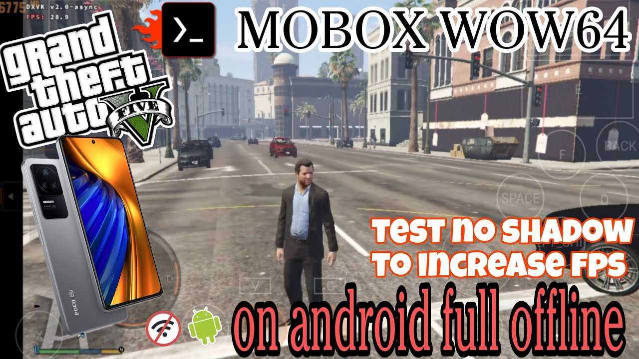 GTA V android | SETTING NO LAG TANPA BAYANGAN | POCO F4 30FPS FULL OFFLINE