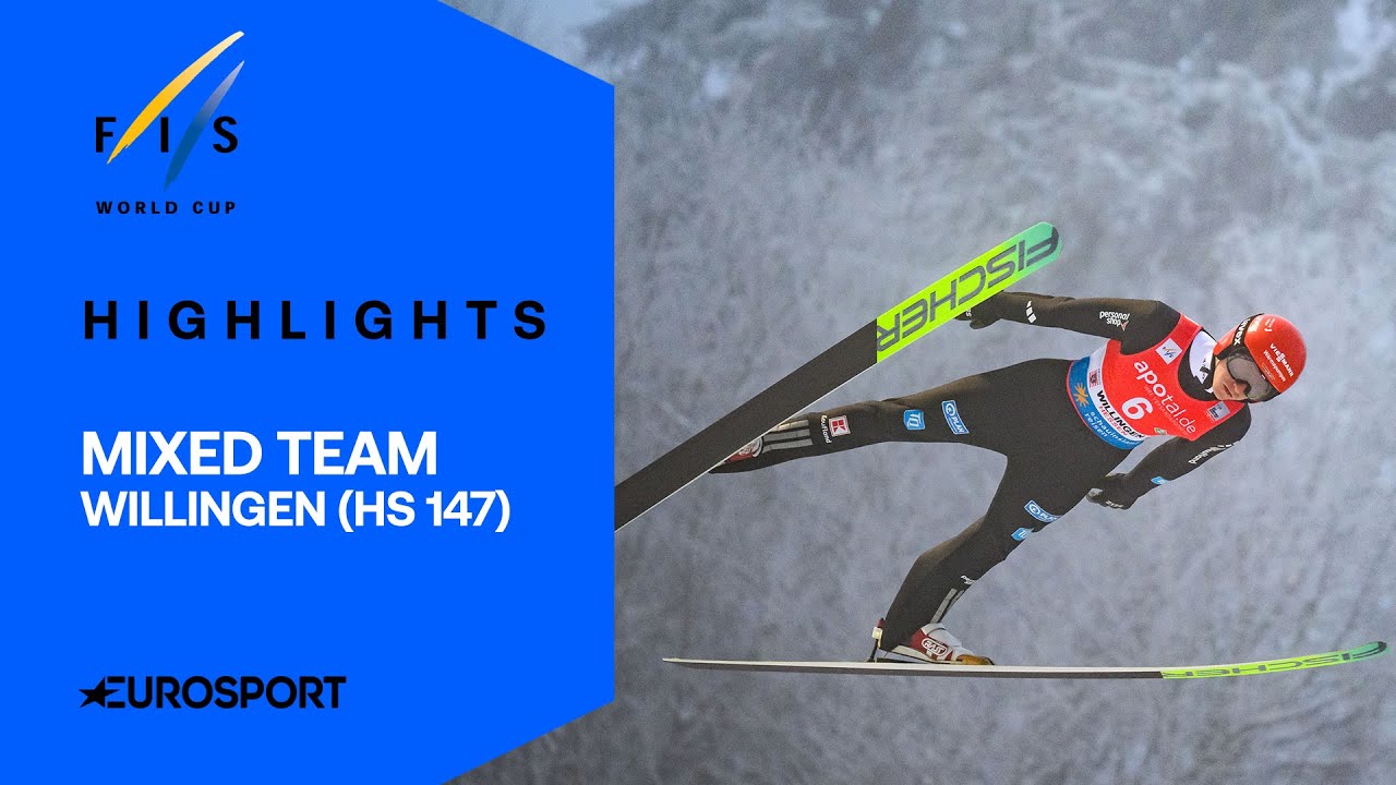 Deutsches Mixed Team trotzt Windchaos | Highlights deutsch | Willingen | Skispringen