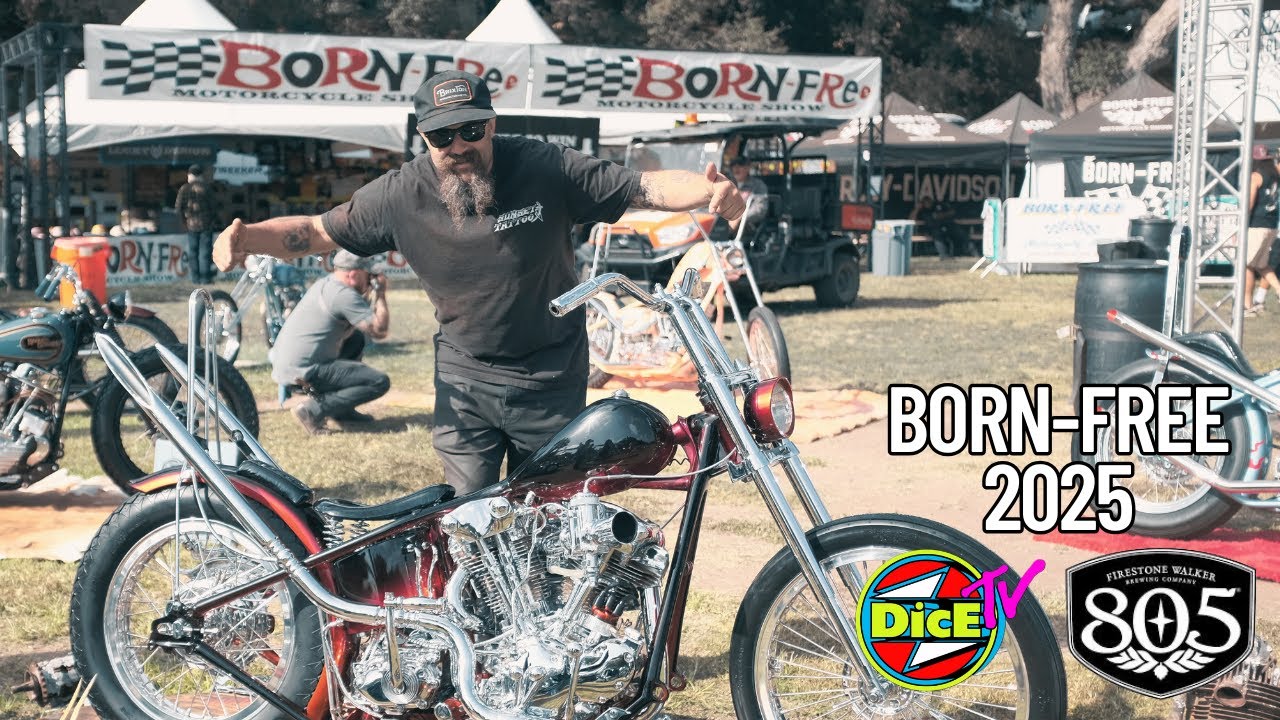 BORN-FREE 2025 | The Greatest custom motorcycle show on Earth #DicEtv