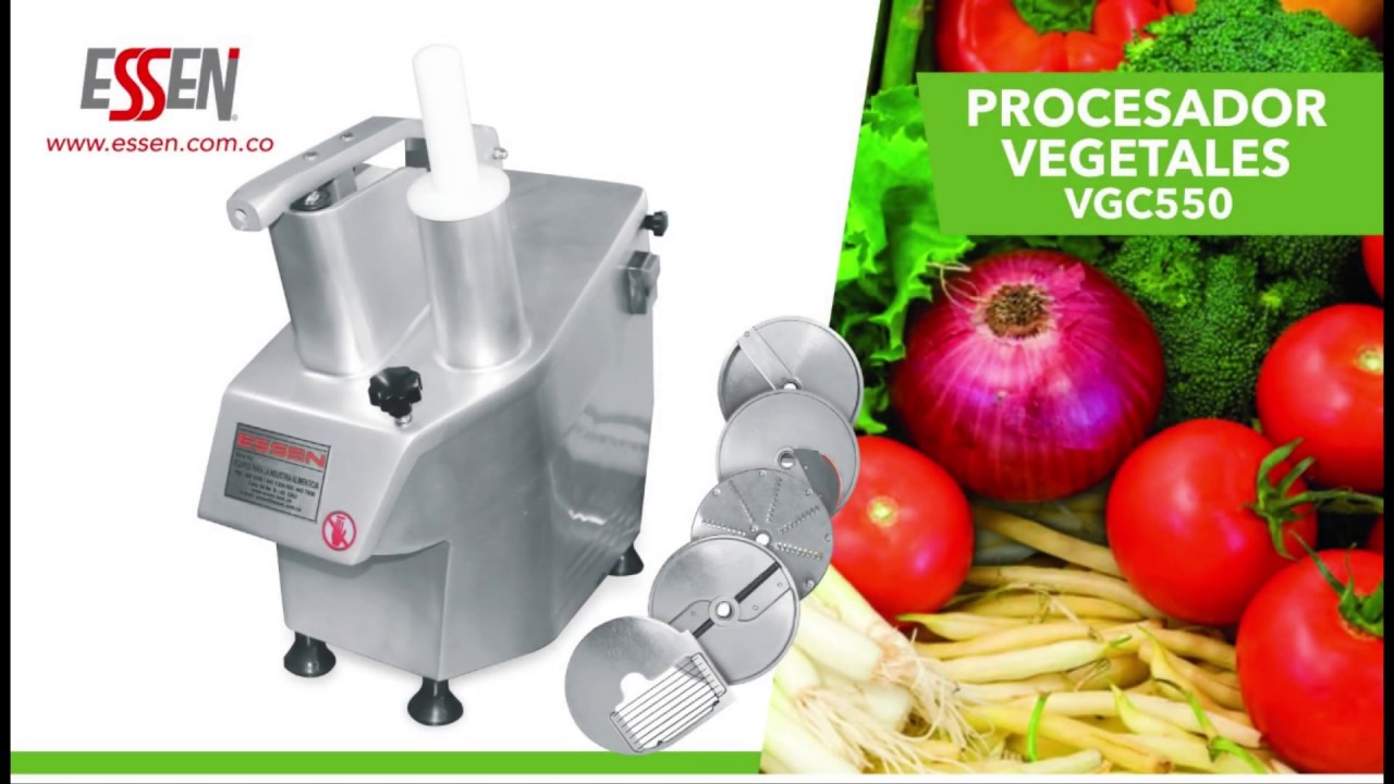 Procesador de vegetales modelo VGC 550 D - Essen SAS Colombia