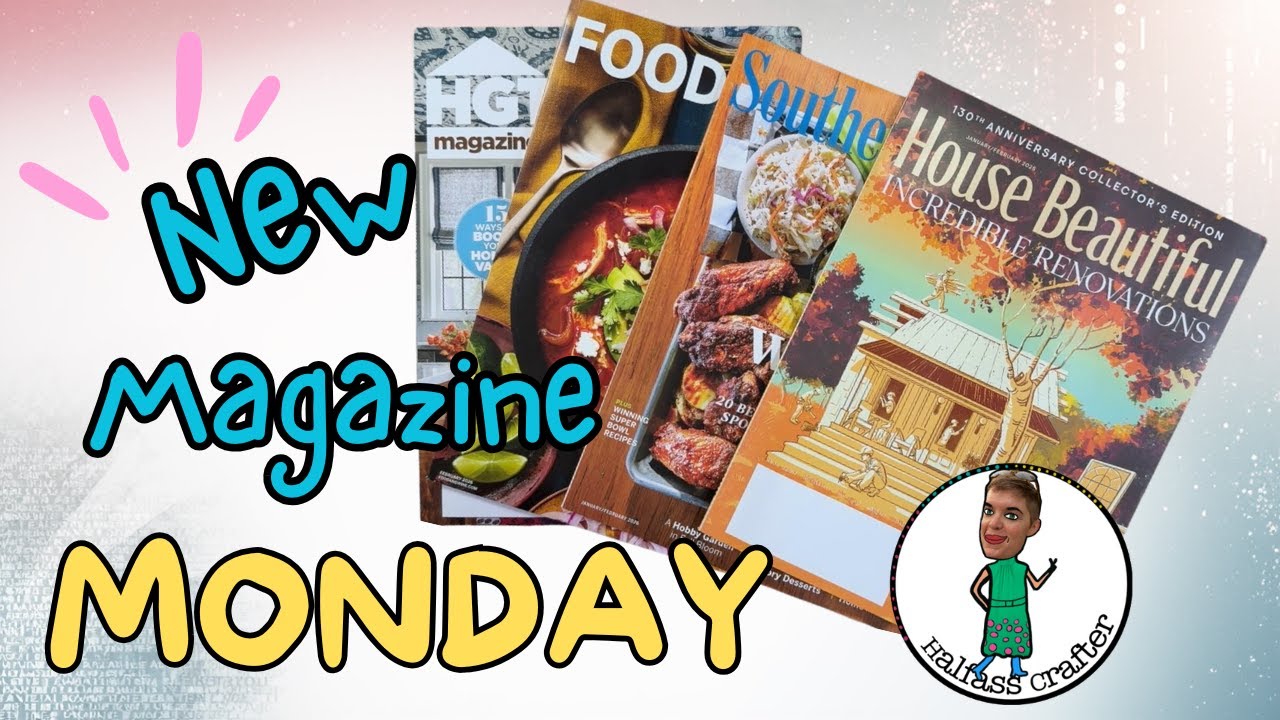 IT'S BACK! NEW MAGAZINE MONDAY! First 2026 version! #gluebook #magazinecollage