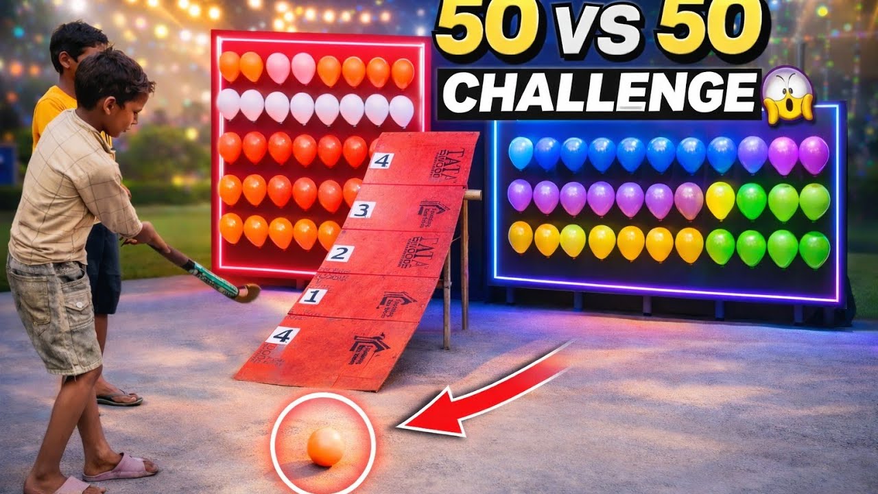 🎯 Ramp Shot Challenge: Can We Pop All The Balloons? 🎈