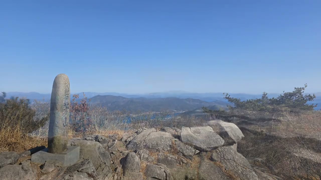 Korea#4K#드론영상#통영시 벽방산#안정사 주차장~의상암~벽방산정상~선바위~원점#2026.2.7