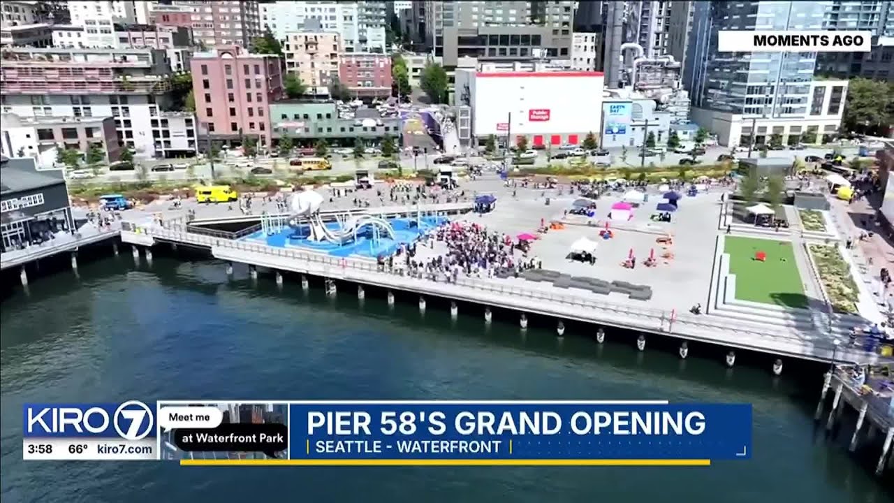 Pier 58 officially opens, Seattle mayor announces grand opening date for entire waterfront project